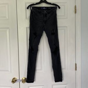 Hollister Black High-Rise Skinny Jeans Size 3L